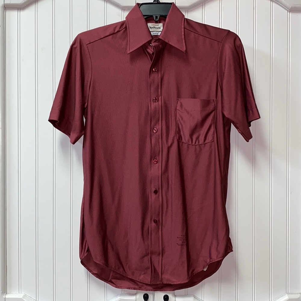 70s Hudson’s Nylon Shirt S Vintage